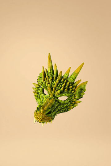 PU Dragon Mask Costumes SZ Green One size fits most _of_bliiss.love_sexy_lingerie_sexy_costume_trendy_and_latest_designs_seductive_lingerie_November_2024