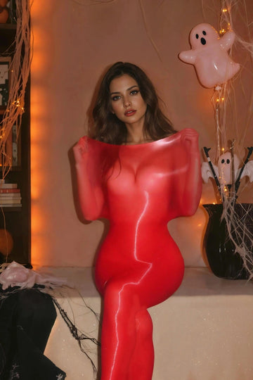 Plus Size Silky Bodystocking