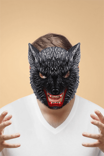 Lifelike Wolf Masquerade Mask Pleasures,Costumes SZ _of_bliiss.love_sexy_lingerie_sexy_costume_trendy_and_latest_designs_seductive_lingerie_November_2024