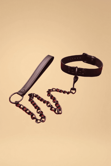 Dominance Collar and Leash BLIISS.LOVEBLIISS.LOVE BDSM, Choker