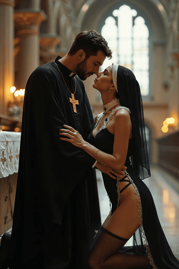 Roleplay Romance Kit: Priest & Nun's Forbidden Desire Roleplay Fantasy Kit BLIISS.LOVE _of_bliiss.love_sexy_lingerie_sexy_costume_trendy_and_latest_designs_seductive_lingerie_November_2024