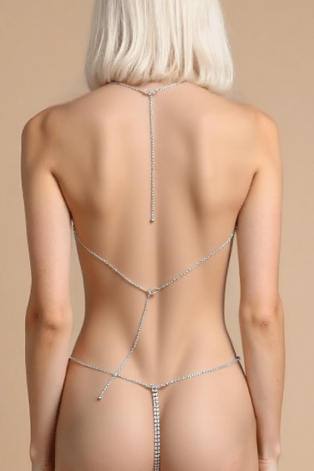 Colorful Crystal Body Chain Bra Set JTBLIISS.LOVE Bodychain
