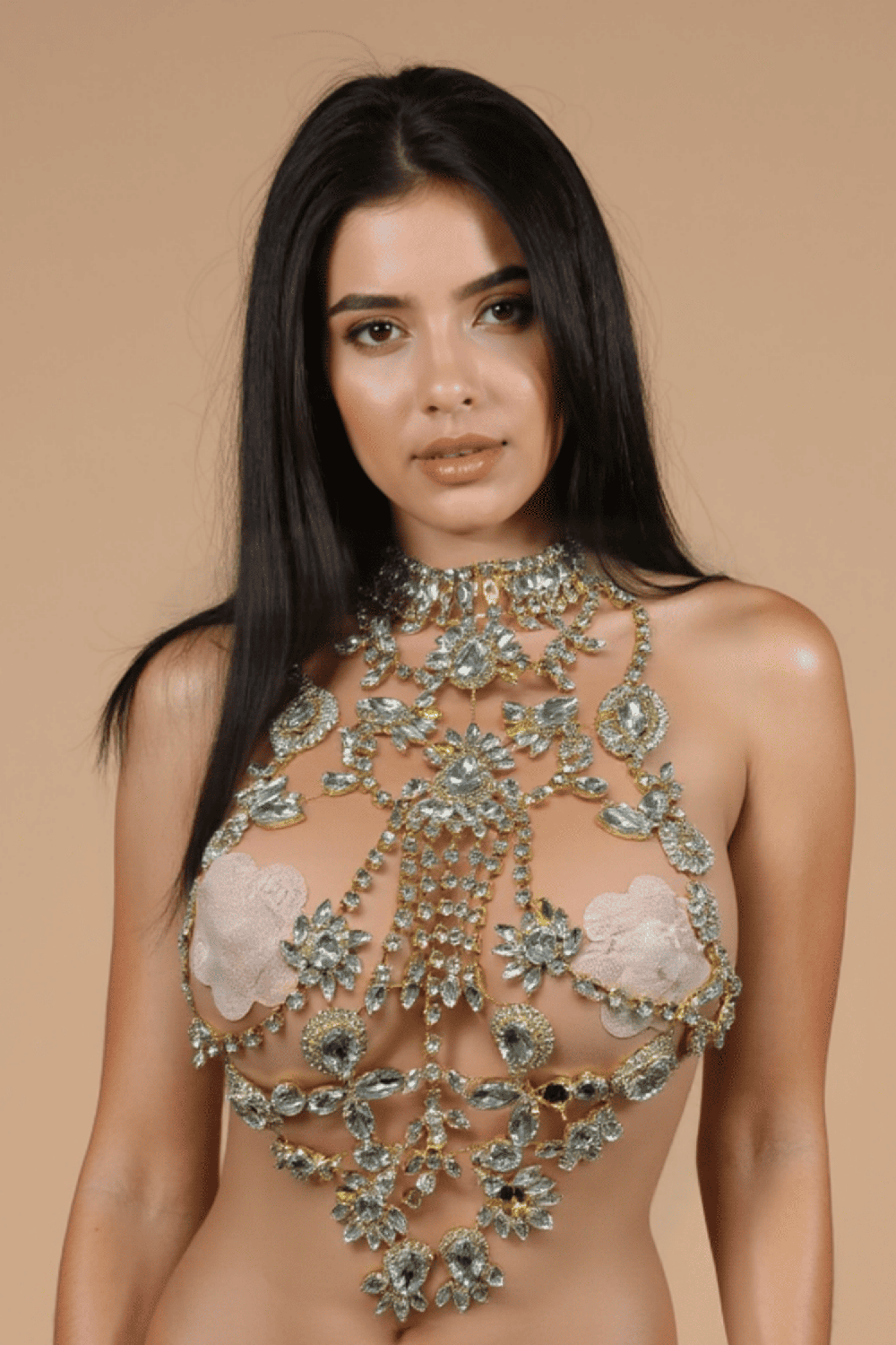 Deluxe Sparkling Rhinestone Body Chain JTBLIISS.LOVE Bodychain, Core