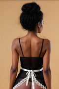 Hollow-Out Mesh Maid Costume SXJBLIISS.LOVE Buns Out, Maid, Plus size Cosume