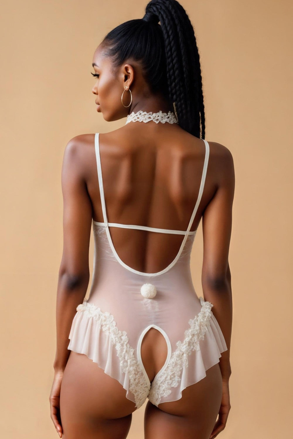 Ruffle Hem Bunny Costume SXJBLIISS.LOVE Bunny, Costume