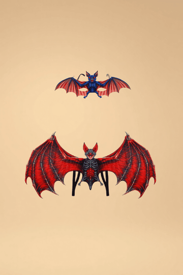 Bat Vampire Wings Set Costumes SZ Red One size fits most _of_bliiss.love_sexy_lingerie_sexy_costume_trendy_and_latest_designs_seductive_lingerie_November_2024