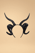 Cute Ram Horn Headband Costumes SZ Black One size fits most _of_bliiss.love_sexy_lingerie_sexy_costume_trendy_and_latest_designs_seductive_lingerie_November_2024