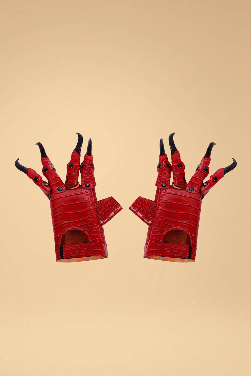 Halloween Dragon Claw Gloves Costumes SZ Red One size fits most _of_bliiss.love_sexy_lingerie_sexy_costume_trendy_and_latest_designs_seductive_lingerie_November_2024
