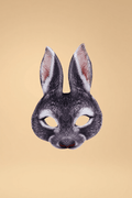 Halloween Lifelike Bunny Mask Costumes SZ Black One size fits most _of_bliiss.love_sexy_lingerie_sexy_costume_trendy_and_latest_designs_seductive_lingerie_November_2024