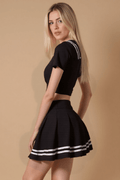 Navy-Style Two-Piece School Costume SXJBLIISS.LOVE School, Seductive Professions