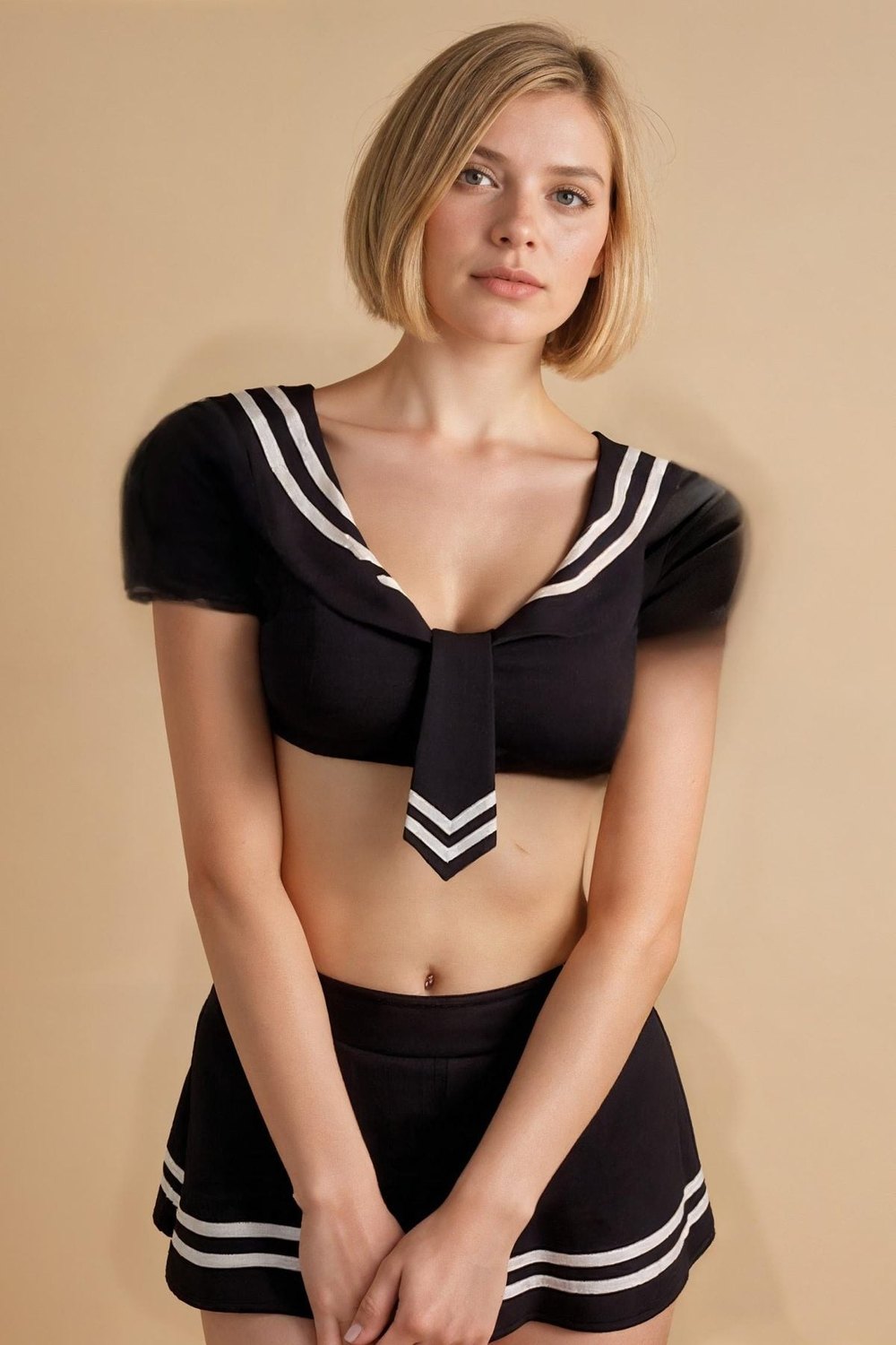Navy-Style Two-Piece School Costume Costumes SXJ _of_bliiss.love_sexy_lingerie_sexy_costume_trendy_and_latest_designs_seductive_lingerie_November_2024