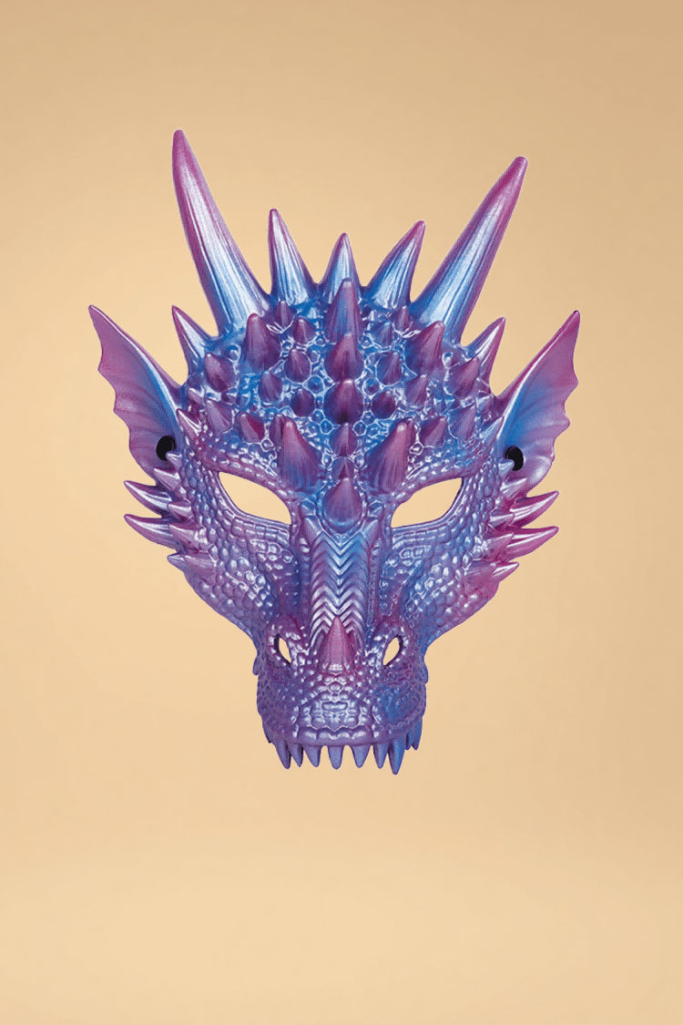 Pearlescent Blue Dragon Mask Costumes SZ As shown One size fits most _of_bliiss.love_sexy_lingerie_sexy_costume_trendy_and_latest_designs_seductive_lingerie_November_2024