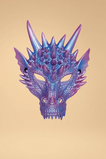 Pearlescent Blue Dragon Mask Costumes SZ As shown One size fits most _of_bliiss.love_sexy_lingerie_sexy_costume_trendy_and_latest_designs_seductive_lingerie_November_2024
