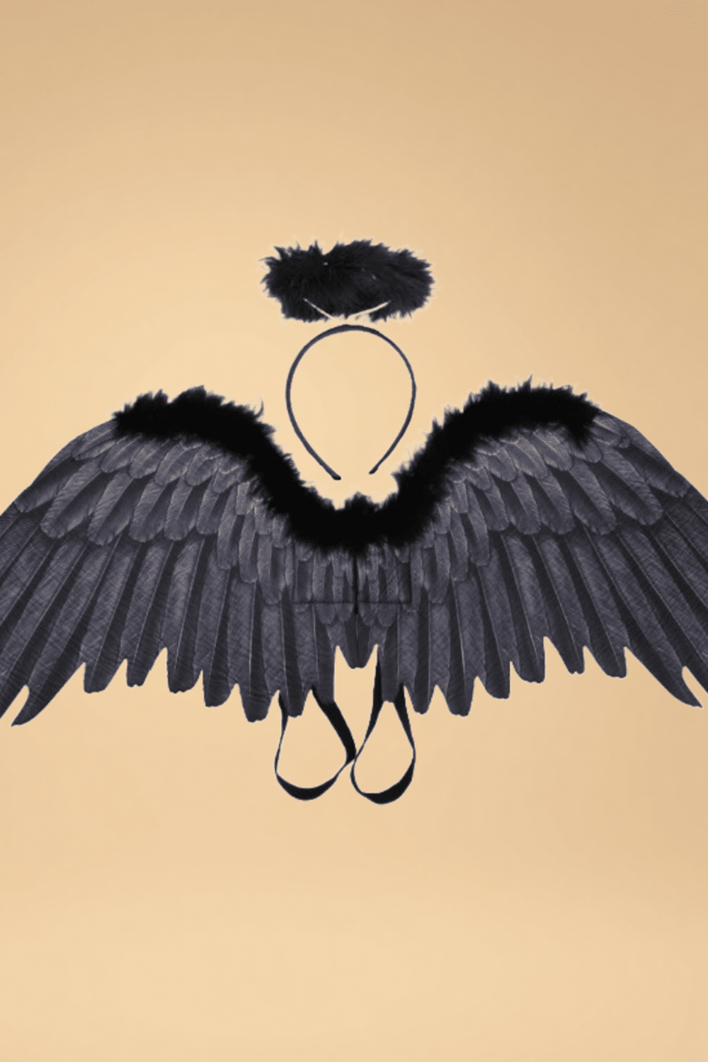 Realistic Feather Angel Wings Costumes SZ Black One size fits most _of_bliiss.love_sexy_lingerie_sexy_costume_trendy_and_latest_designs_seductive_lingerie_November_2024