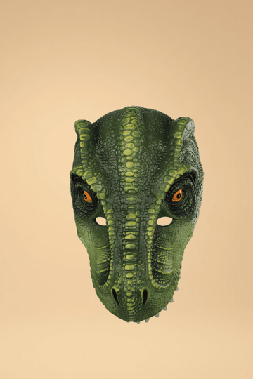 T-Rex Dinosaur Mask for Cosplay Costumes SZ Green One size fits most _of_bliiss.love_sexy_lingerie_sexy_costume_trendy_and_latest_designs_seductive_lingerie_November_2024