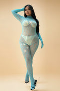 Backless Fishnet Bodystocking ZSBLIISS.LOVE Bodystocking, Fishnet stockings
