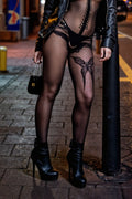 Butterfly Design Fishnet Stockings SSBLIISS.LOVE Fishnet Stockings