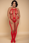Crotchless Halter Bodystocking ZSBLIISS.LOVE Bodystockings, Core, Crotchless stocking, Fishnet Stockings