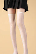 Cut-Out Stockings with Garter Straps YLBLIISS.LOVE Pantyhose