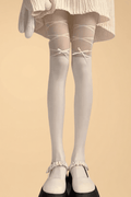 Japanese Style Cross Bow Stockings Hosiery YL _of_bliiss.love_sexy_lingerie_sexy_costume_trendy_and_latest_designs_seductive_lingerie_November_2024