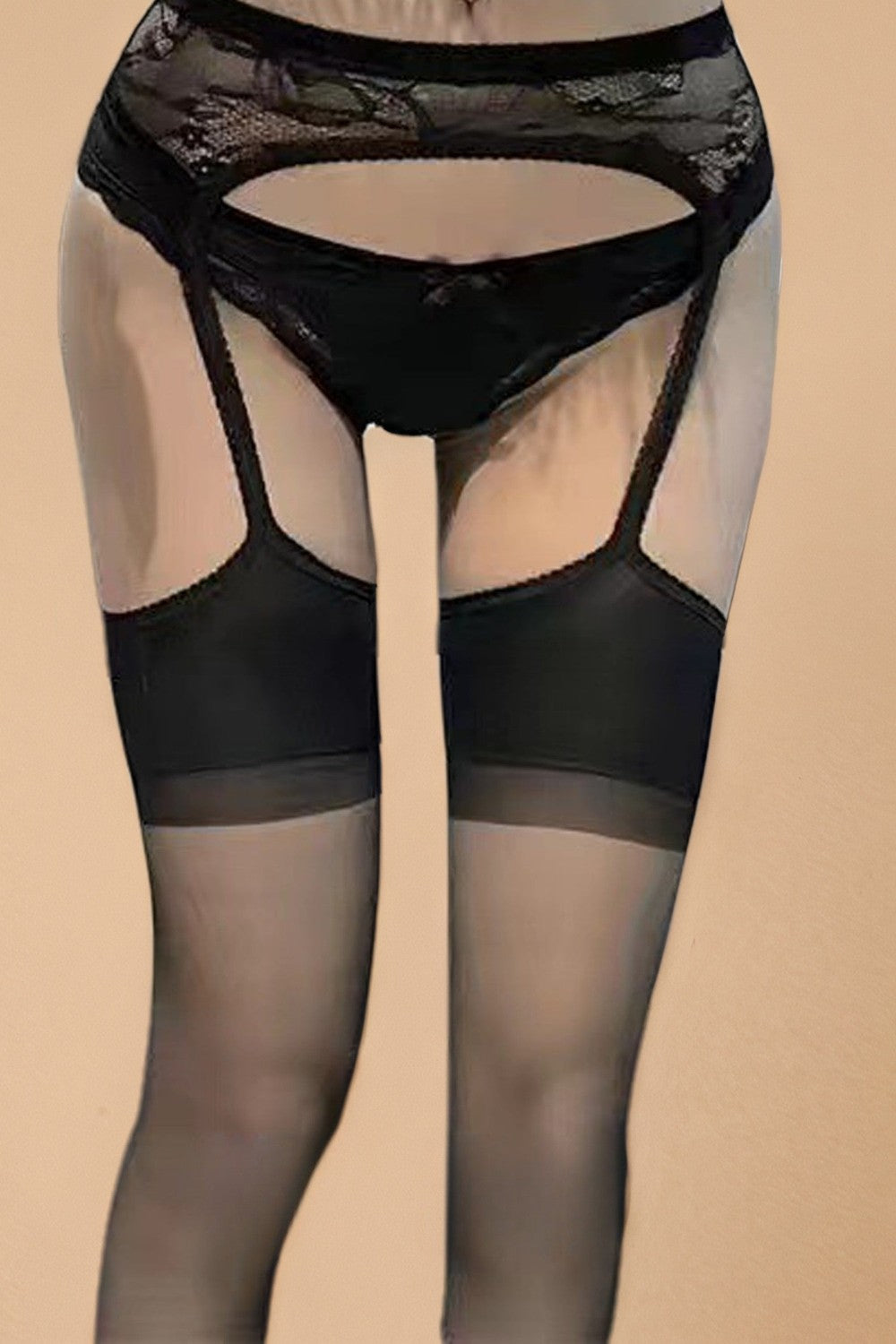 Lace Top Thigh High Garter Stockings Hosiery SXJ _of_bliiss.love_sexy_lingerie_sexy_costume_trendy_and_latest_designs_seductive_lingerie_November_2024
