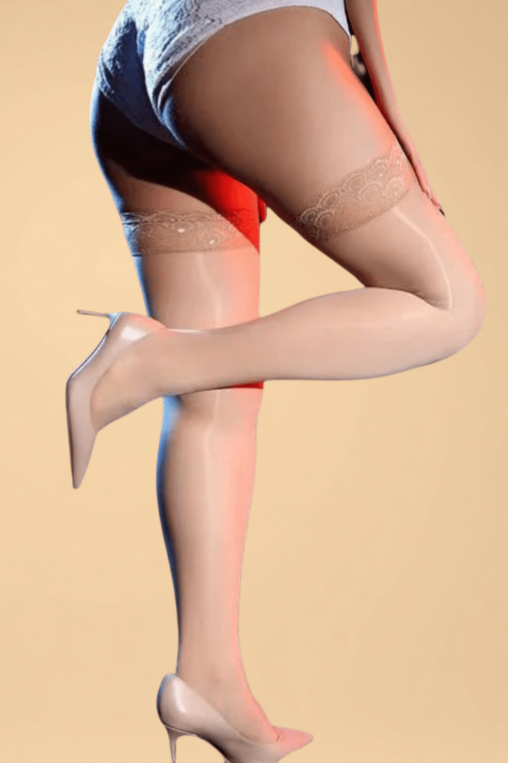 Lace Trim Thigh High Stockings Hosiery YL _of_bliiss.love_sexy_lingerie_sexy_costume_trendy_and_latest_designs_seductive_lingerie_November_2024