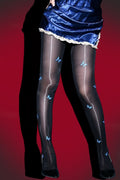 Lightweight Tattoo Pattern Stockings SSBLIISS.LOVE Pantyhose