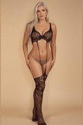 Large Hollow-Out Bodystocking YLBLIISS.LOVE Bodystockings, Crotchless stocking