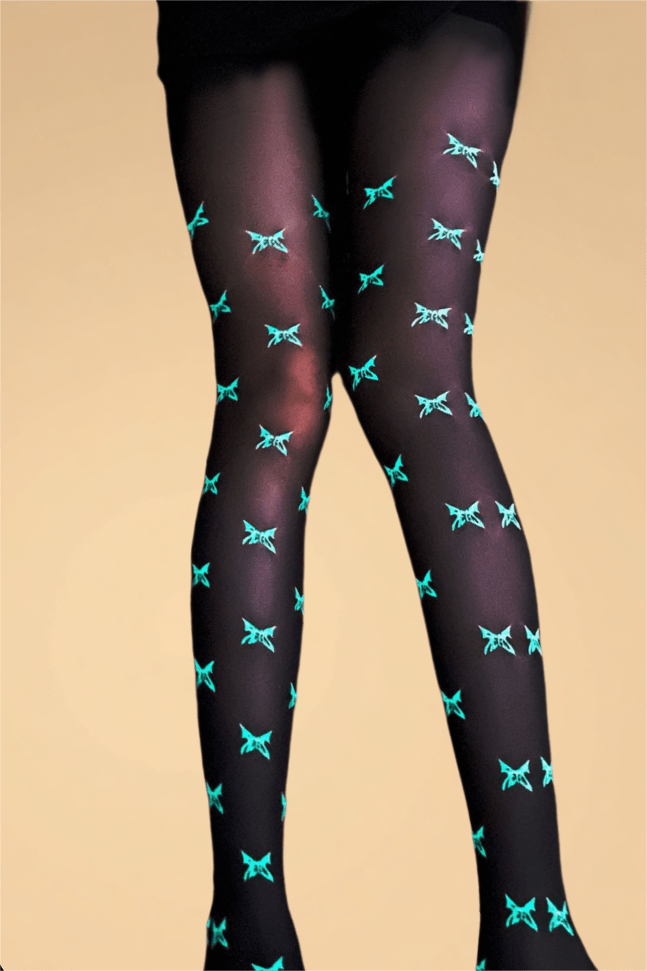 Luminous Butterfly Pattern Stockings Hosiery YL _of_bliiss.love_sexy_lingerie_sexy_costume_trendy_and_latest_designs_seductive_lingerie_November_2024