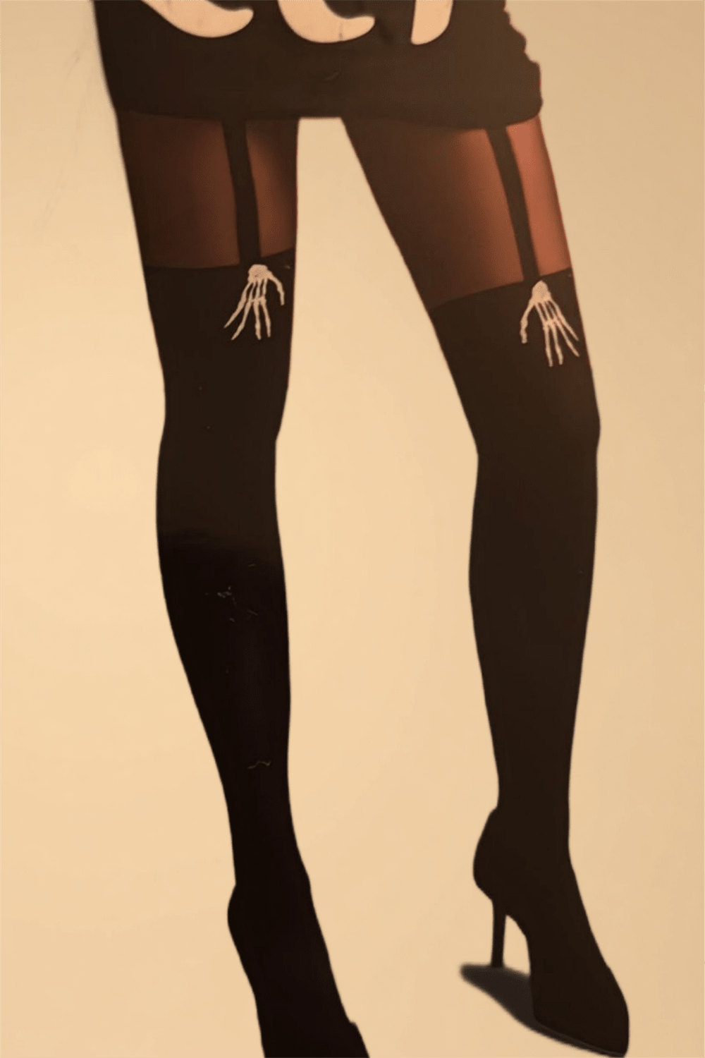 Luminous Mini Hand Print Stockings Hosiery YL _of_bliiss.love_sexy_lingerie_sexy_costume_trendy_and_latest_designs_seductive_lingerie_November_2024