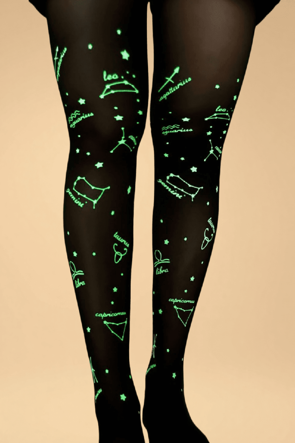 Luminous Zodiac Pattern Stockings Hosiery YL _of_bliiss.love_sexy_lingerie_sexy_costume_trendy_and_latest_designs_seductive_lingerie_November_2024