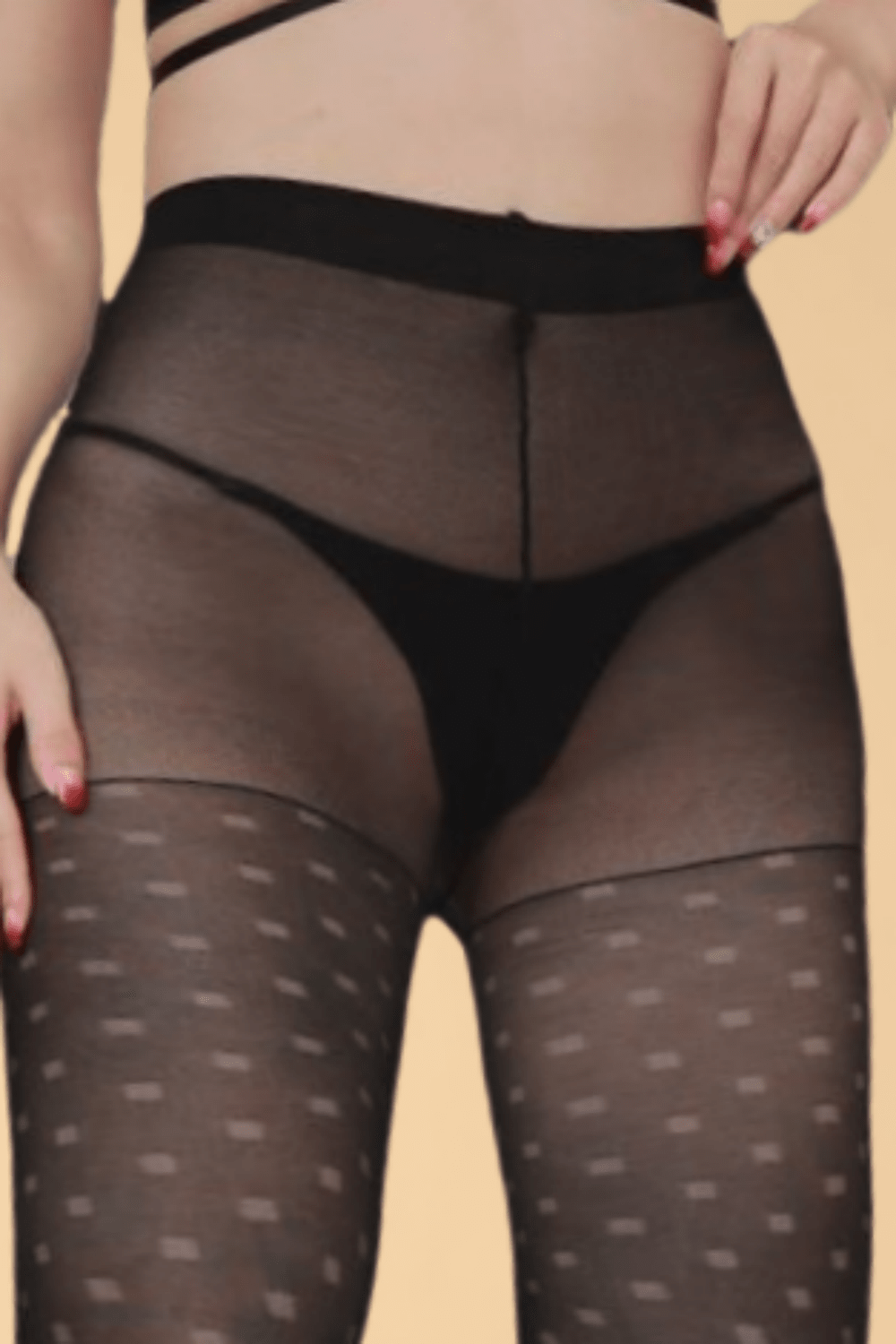 Plaid Jacquard Stockings Hosiery YL _of_bliiss.love_sexy_lingerie_sexy_costume_trendy_and_latest_designs_seductive_lingerie_November_2024