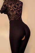 Plus Size Lace Sheer Crotchless Bodystocking Hosiery SXJ _of_bliiss.love_sexy_lingerie_sexy_costume_trendy_and_latest_designs_seductive_lingerie_November_2024