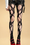 Punk Ripped Fishnet Stockings MLYBLIISS.LOVE 