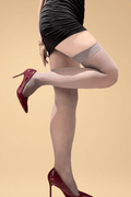 Sheer Pearlescent Knee High Stockings Hosiery YL _of_bliiss.love_sexy_lingerie_sexy_costume_trendy_and_latest_designs_seductive_lingerie_November_2024