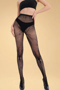 Sheer Spider Pattern Fishnet Stockings MLYBLIISS.LOVE 