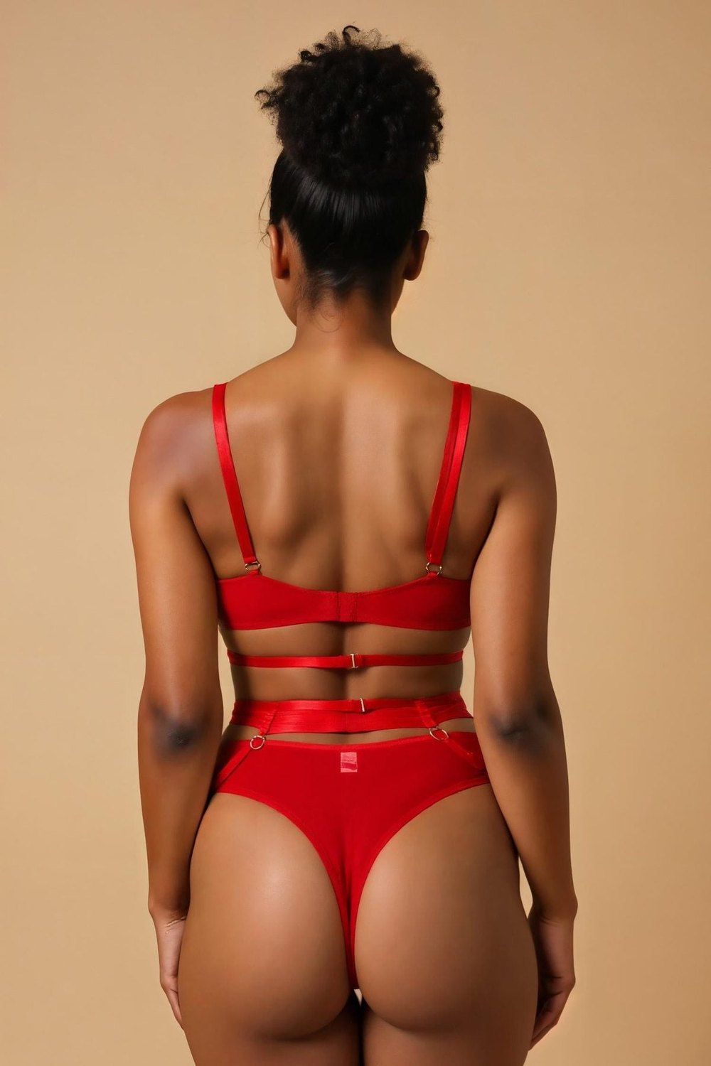 Belt and Leg Harness Integrated Bra Set Lingerie SMX Red M _of_bliiss.love_sexy_lingerie_sexy_costume_trendy_and_latest_designs_seductive_lingerie_November_2024