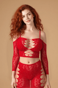 Lace Panel Office-Inspired Costume Lingerie,Costumes ZS _of_bliiss.love_sexy_lingerie_sexy_costume_trendy_and_latest_designs_seductive_lingerie_November_2024