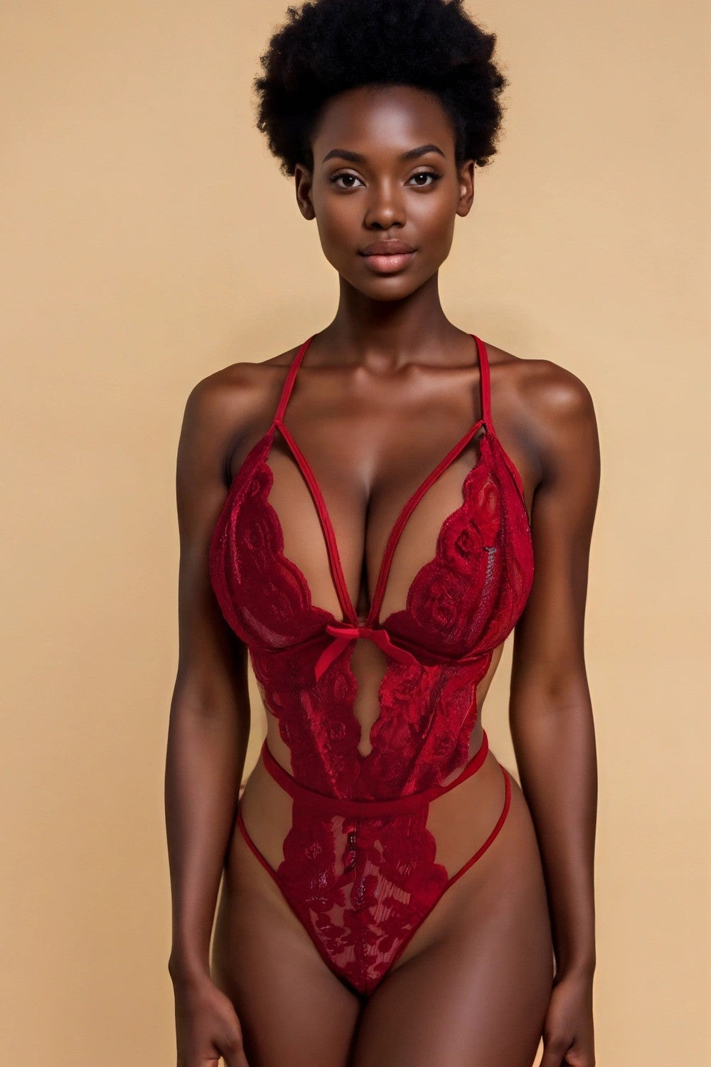 Flirty Lace Push-Up Bodysuit FNEBLIISS.LOVE bra set, Date Night
