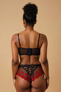 Floral Lace Strappy Bra Set Lingerie FNE _of_bliiss.love_sexy_lingerie_sexy_costume_trendy_and_latest_designs_seductive_lingerie_November_2024
