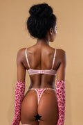 Leopard Metal Chain Bra Set SMXBLIISS.LOVE bra set, Pleasure Bra