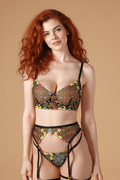 Pastoral Floral Bra Set SMXBLIISS.LOVE Bra Set, Core, Core bra set