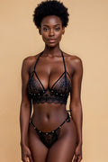 Pearl Tied Bra Set FNEBLIISS.LOVE bra set, Pleasure Bra