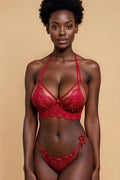 Pearl Tied Bra Set FNEBLIISS.LOVE bra set, Pleasure Bra