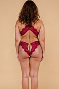 Plus Size Deep V-Neck Lace Bodysuit Lingerie GYXYY _of_bliiss.love_sexy_lingerie_sexy_costume_trendy_and_latest_designs_seductive_lingerie_November_2024