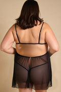 Plus Size Sheer Mesh Underwire Babydoll Lingerie YTN _of_bliiss.love_sexy_lingerie_sexy_costume_trendy_and_latest_designs_seductive_lingerie_November_2024