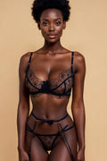 Sheer Embroidered Bra Set GYXYYBLIISS.LOVE bra set, Pleasure Bra