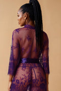 Sheer Lace Peekaboo Robe GYXYYBLIISS.LOVE Casual, Robe