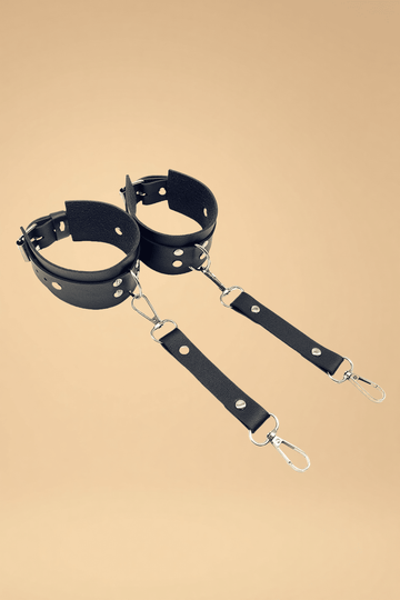 Adjustable PU Leather Handcuffs Pleasures SY _of_bliiss.love_sexy_lingerie_sexy_costume_trendy_and_latest_designs_seductive_lingerie_November_2024
