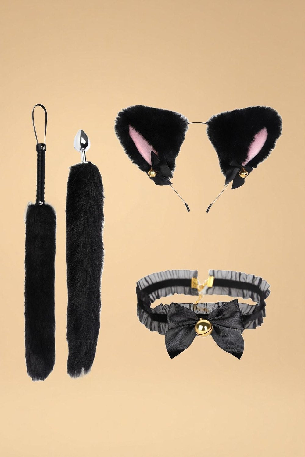 Cat-Themed SM 3-Piece Set Pleasures,Costumes JC _of_bliiss.love_sexy_lingerie_sexy_costume_trendy_and_latest_designs_seductive_lingerie_November_2024